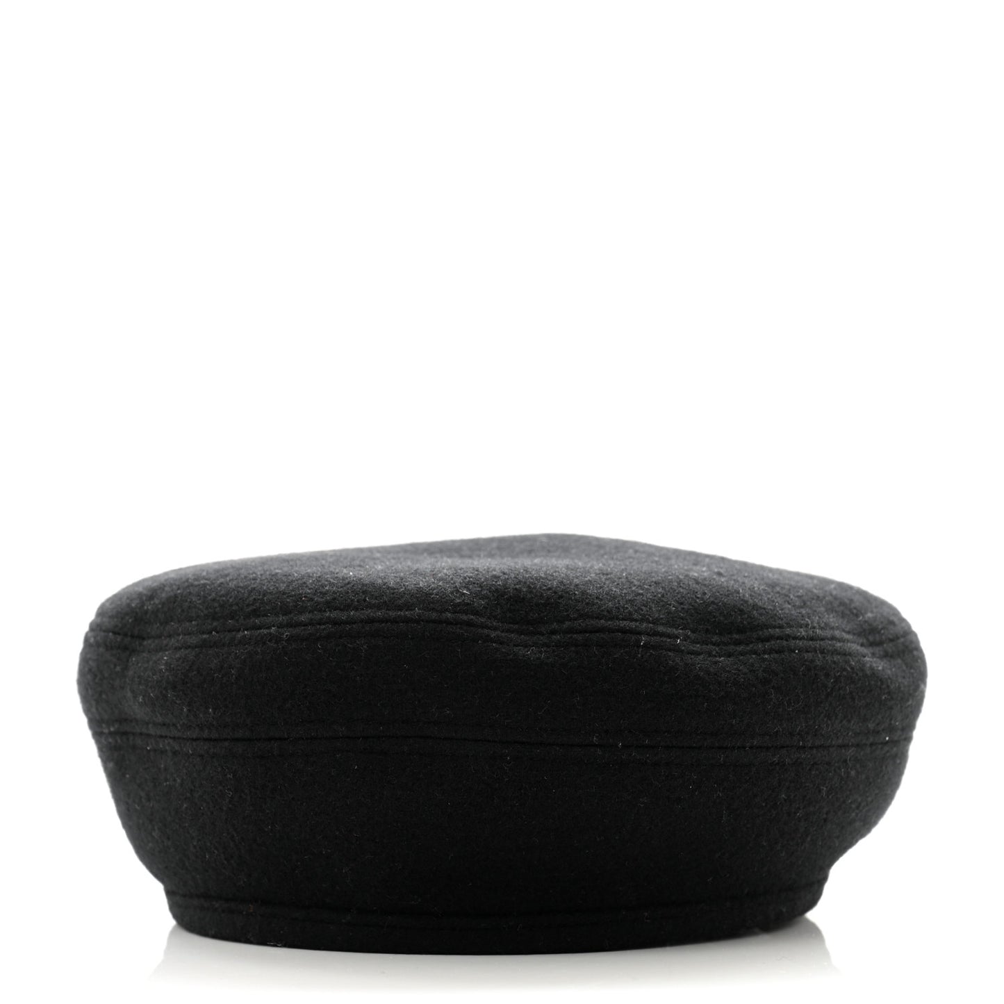 Wool Cashmere Saint Honore Drap Beret 59 Black