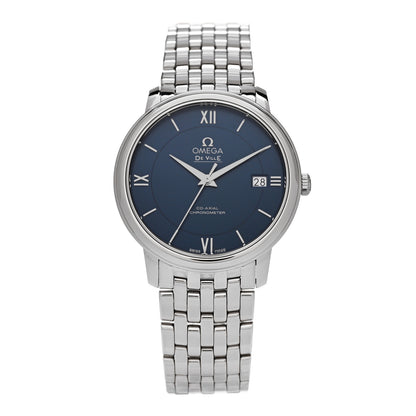 Omega Stainless Steel 37mm De Ville Prestige Co-Axial Automatic Watch Blue 424.10.37.20.03.001 1 of 5