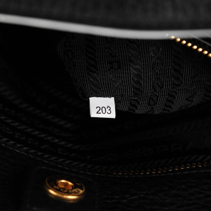 Prada Vitello Daino Tote Nero Black 8 of 8