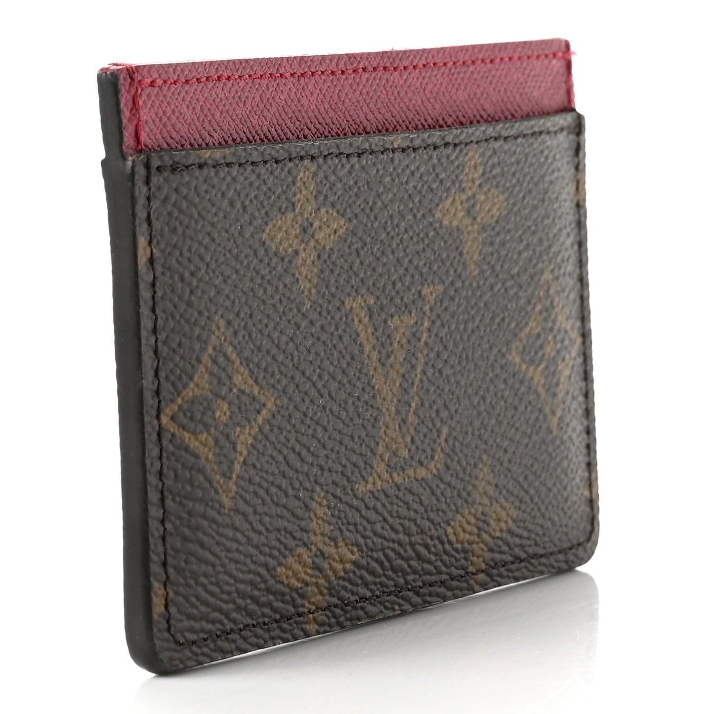 Monogram Card Holder Fuchsia