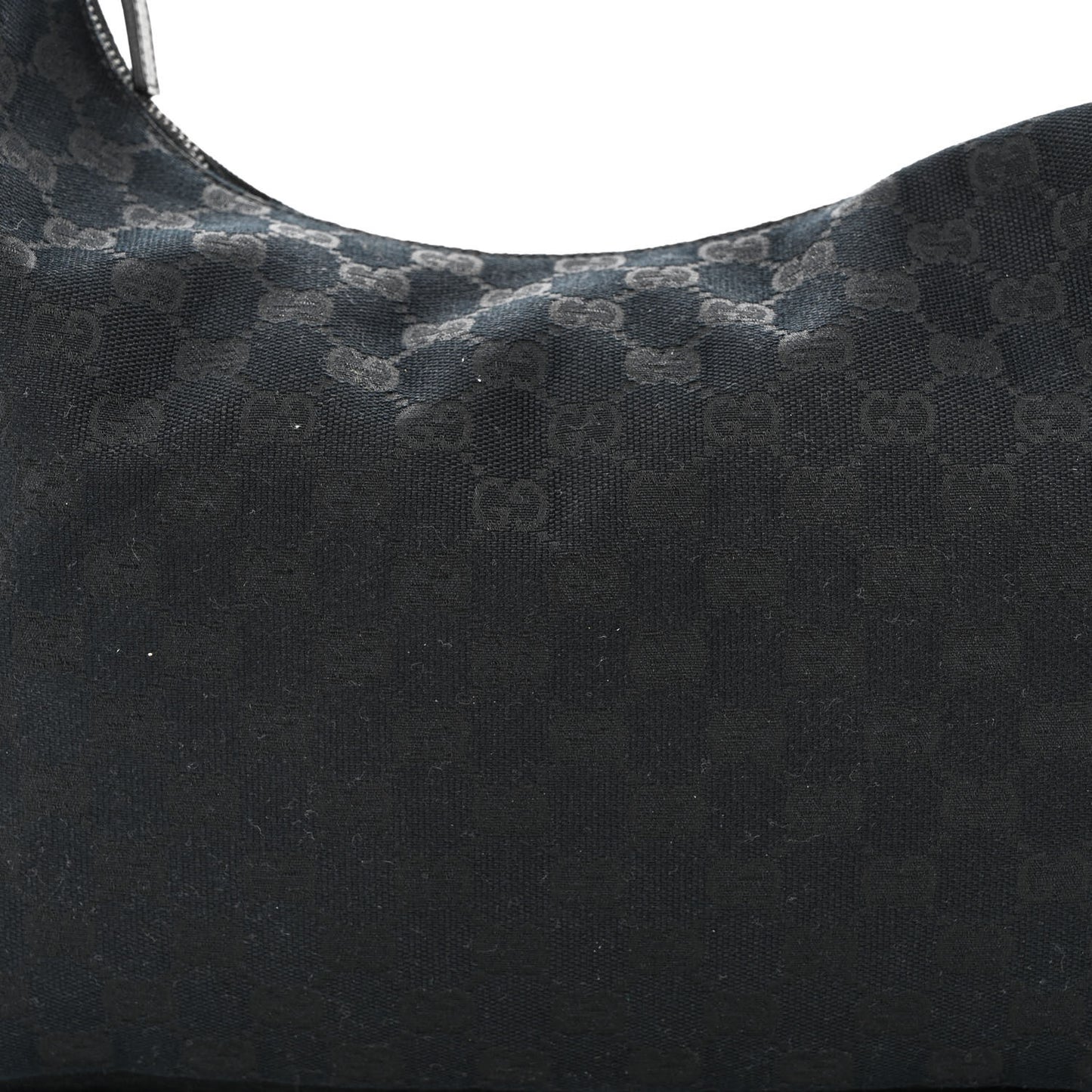 Monogram Medium Horsebit Chain Hobo Black