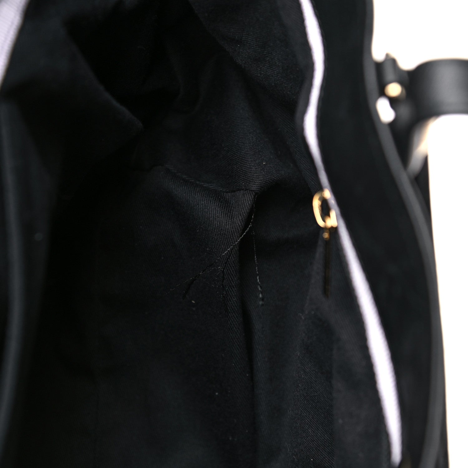 Jimmy Choo Glazed Canvas Zodiac Tote Black 13 of 13