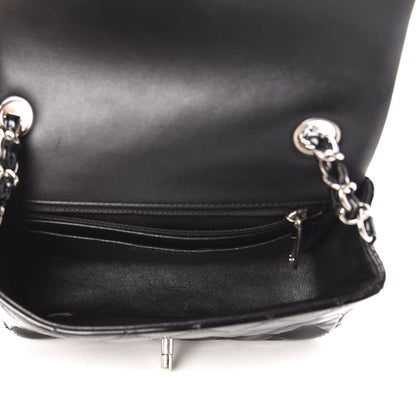 Chanel Patent Calfskin Quilted Mini Rectangular Flap Black 5 of 13