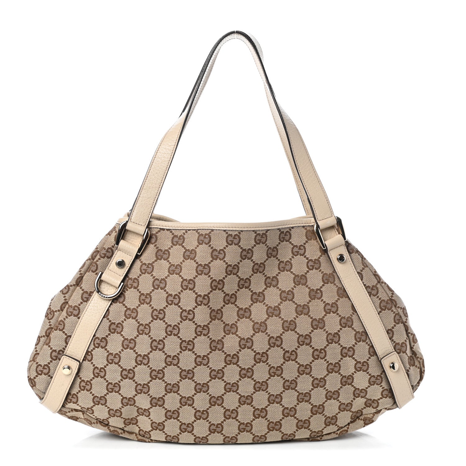 Gucci Monogram Medium Abbey Shoulder Bag Off White 1 of 9