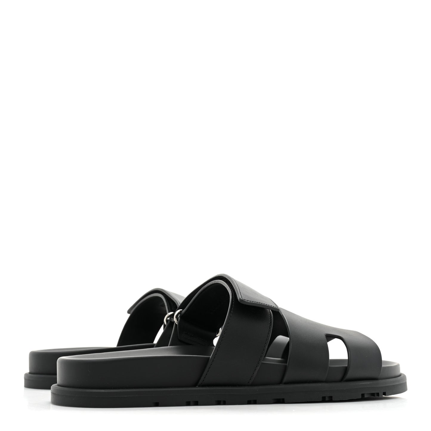 Calfskin Womens Chypre Sandals 41 Black
