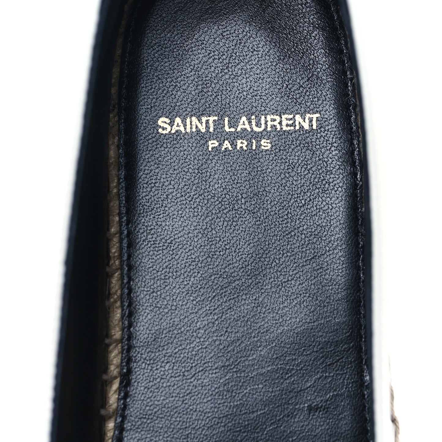 Lambskin Monogram Espadrilles 38 Beige