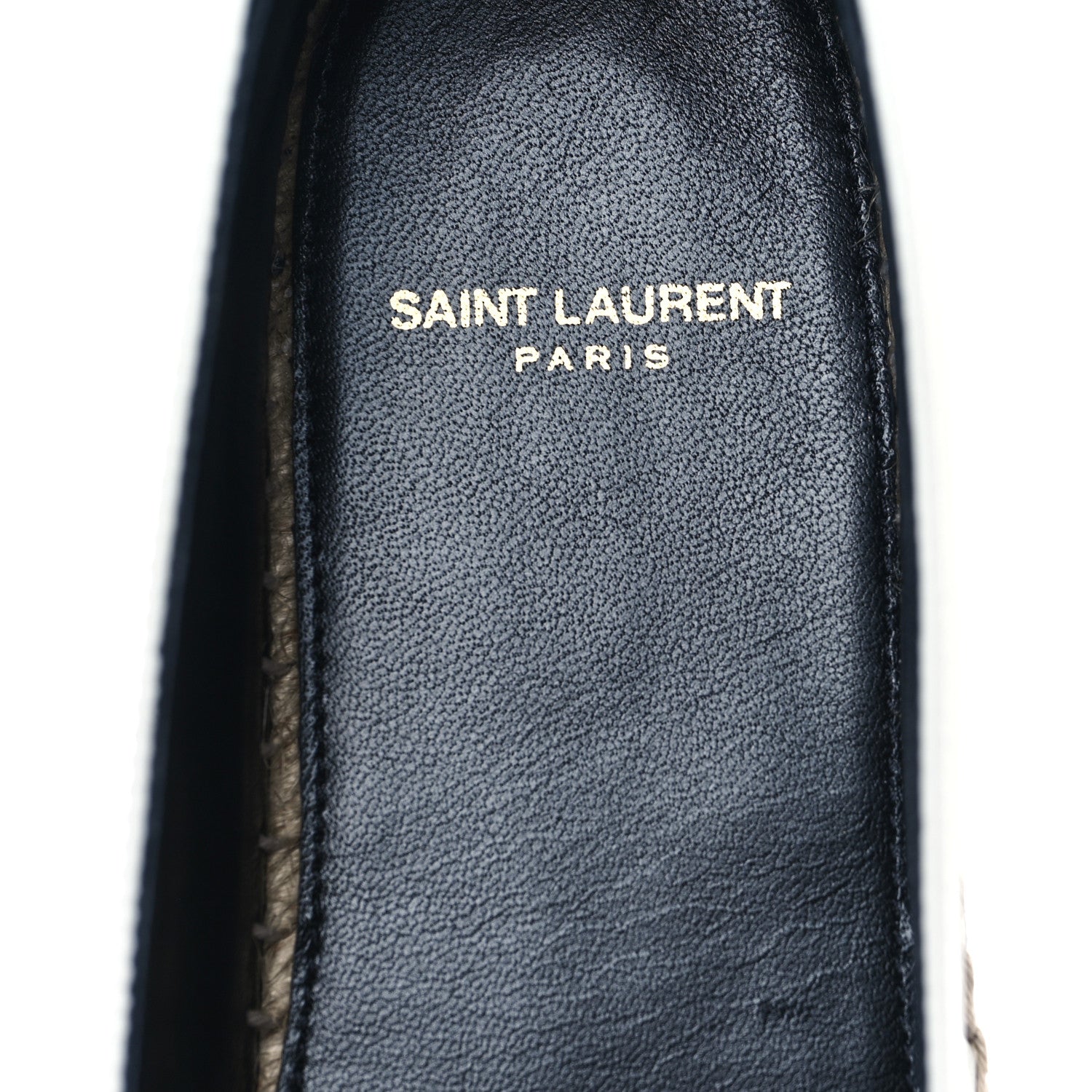 Saint Laurent Lambskin Monogram Espadrilles 38 Beige 7 of 10