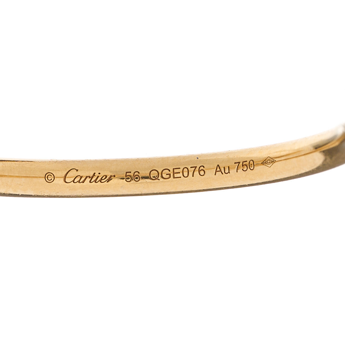 18K Yellow Gold Small Juste Un Clou Ring 56 7.5
