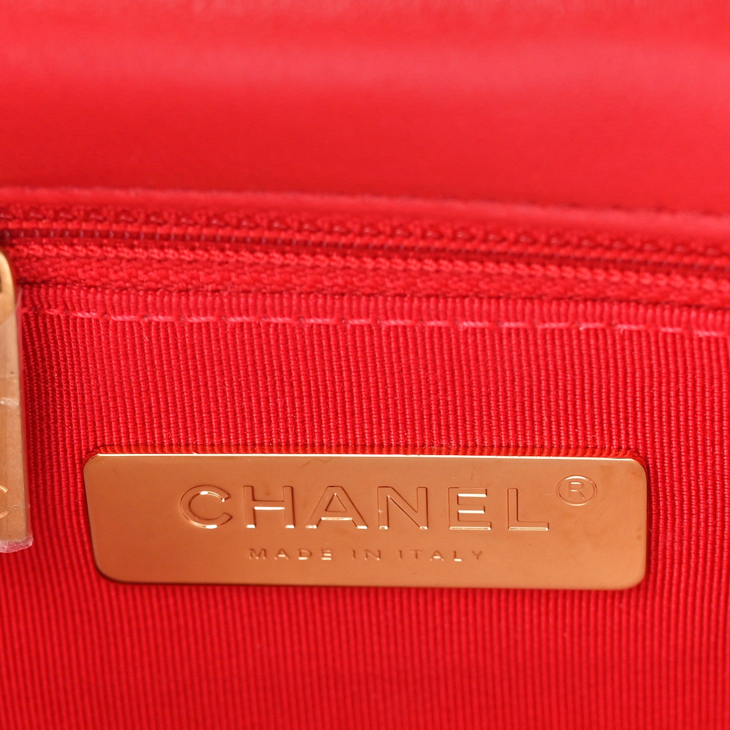 Chanel Goatskin Quilted Medium Chanel 19 Flap Red 6 of 10