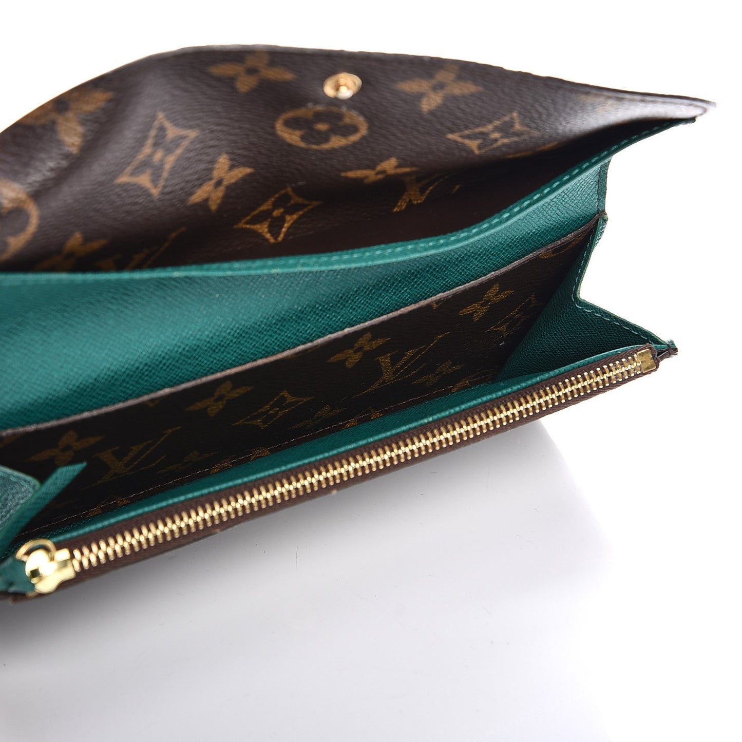 Monogram Emilie Wallet Vert