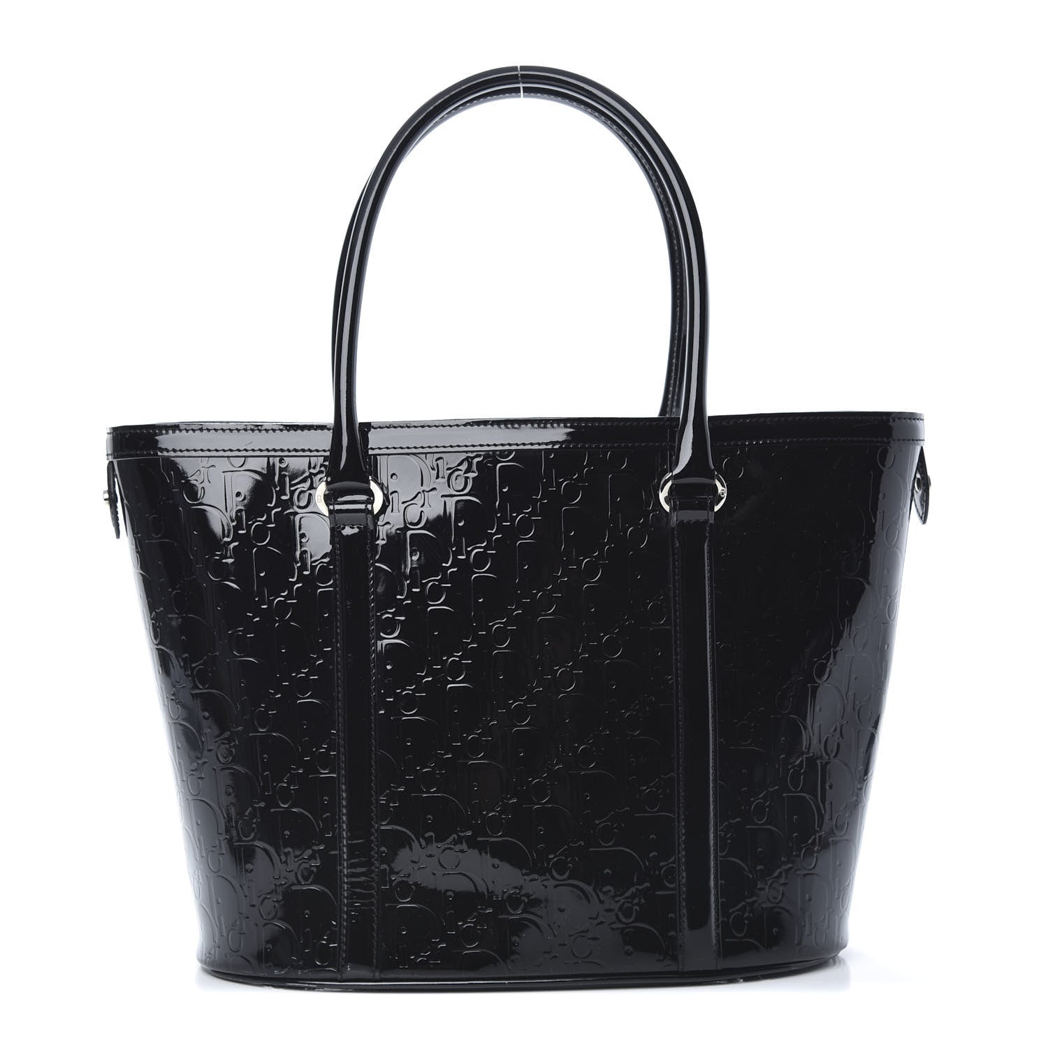 Christian Dior Patent Ultimate Tote Black 1 of 12