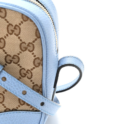 Gucci Monogram Mini Bree Messenger Bag Beige Mineral Blue 14 of 14