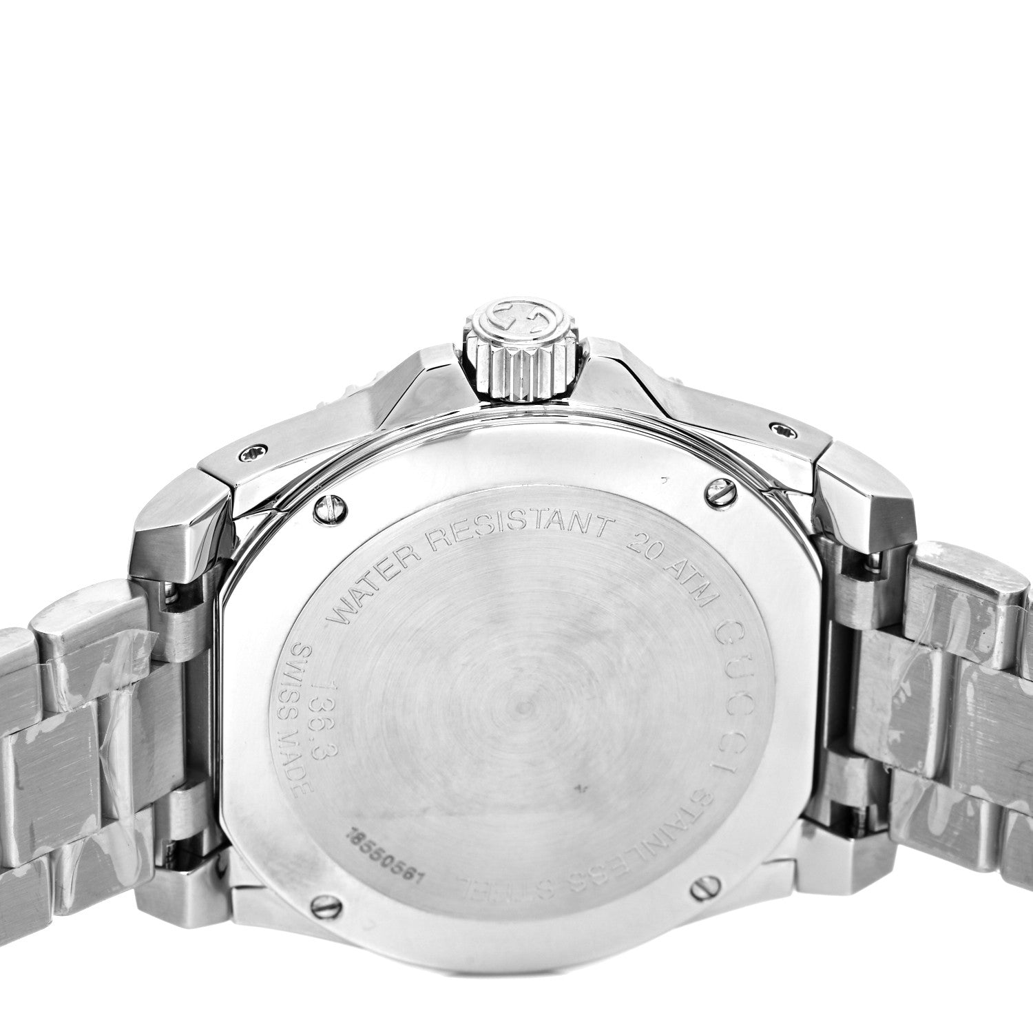 Gucci Stainless Steel 40mm Dive Quartz Watch Black 4 of 4