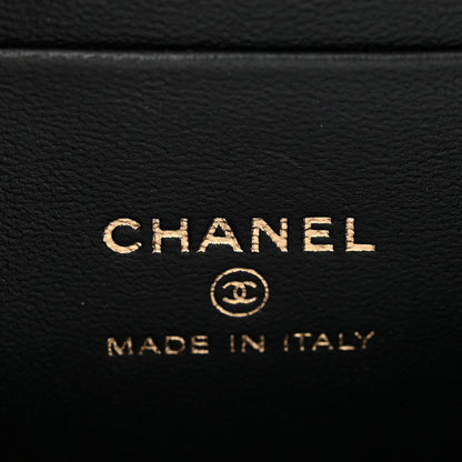 Chanel Lambskin Quilted Small Pillow Crush Vanity Case With Chain Black 6 of 11