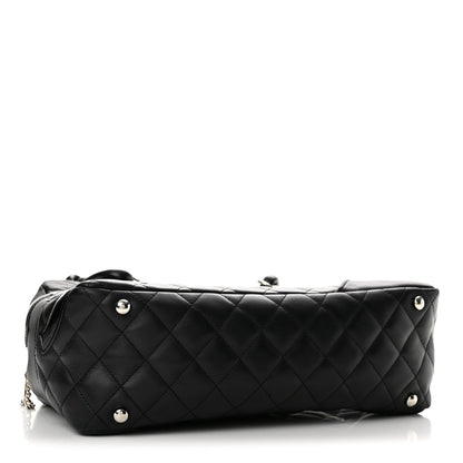 Chanel Calfskin Quilted Large Cambon Bowler Black 4 of 14