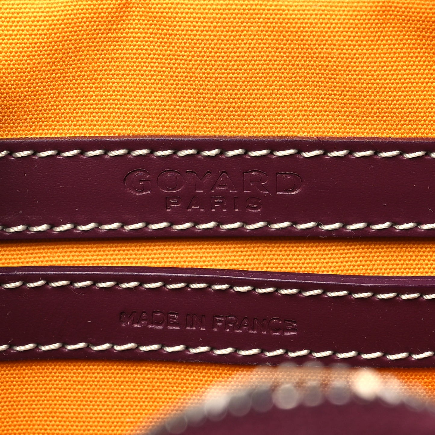 Goyardine Sac Cap Vert Burgundy