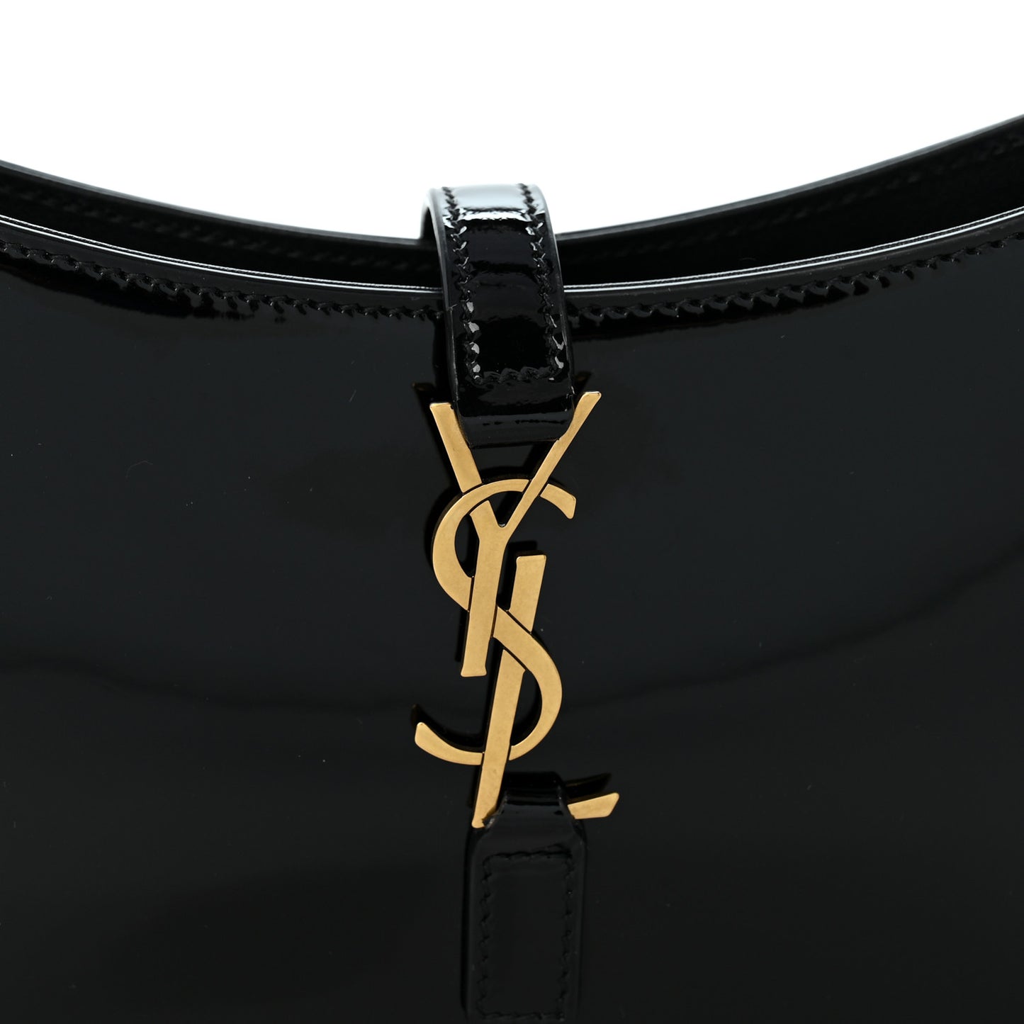 Patent Le 5 A 7 Mini Hobo Black