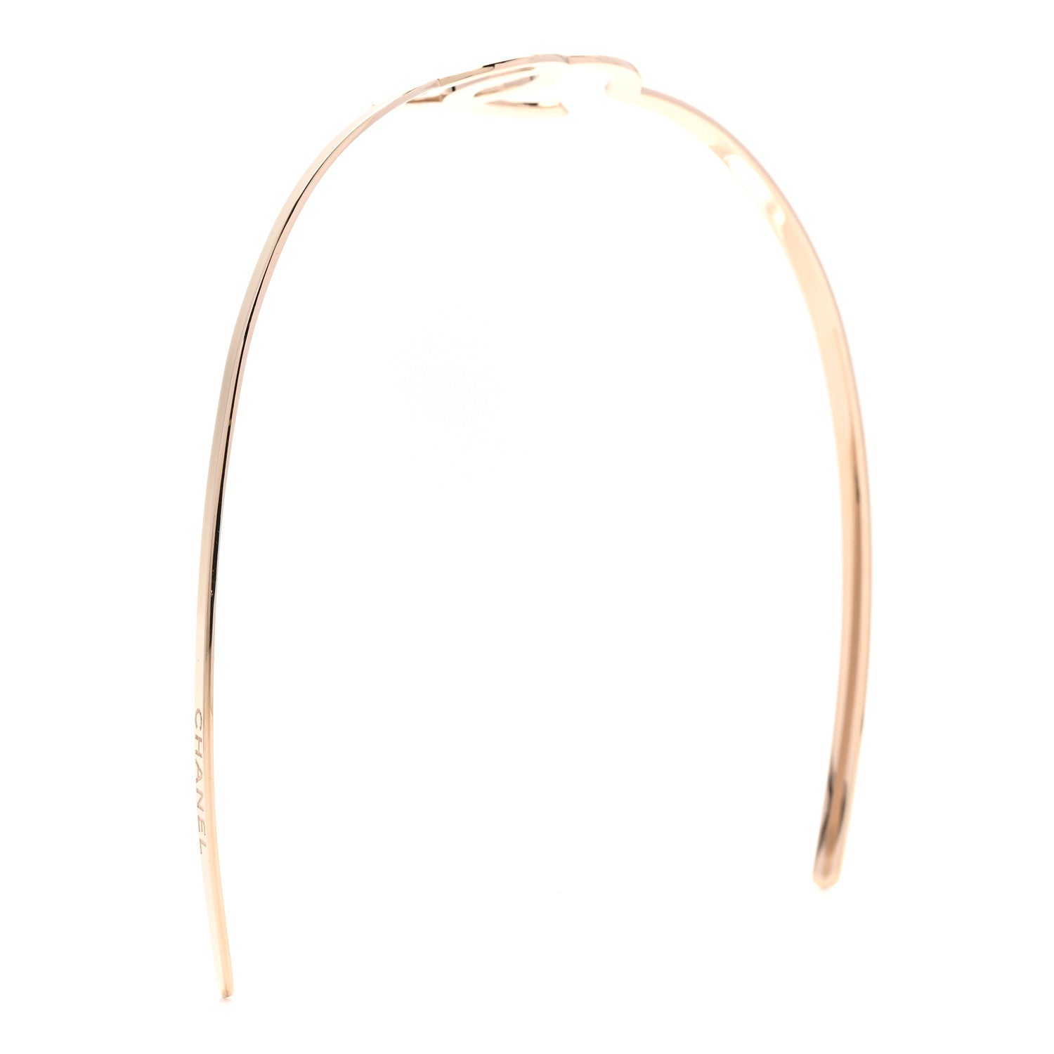 Chanel Metal CC Headband Light Gold 1863627 – FASHIONPHILE