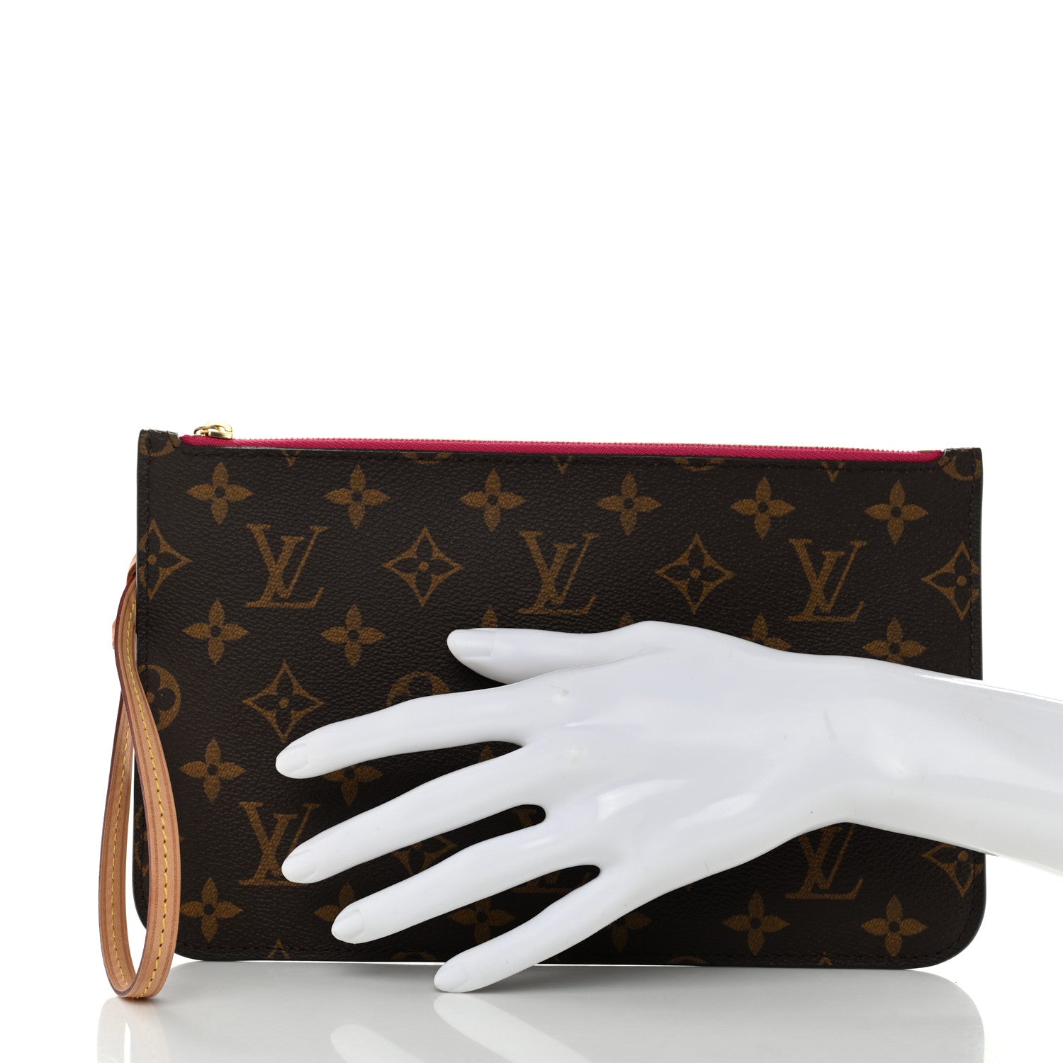 Louis Vuitton Monogram Neverfull MM GM Pochette Pivoine 2 of 9