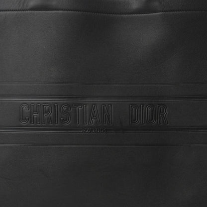 Christian Dior Calfskin Embossed Book Tote Black 8 of 15