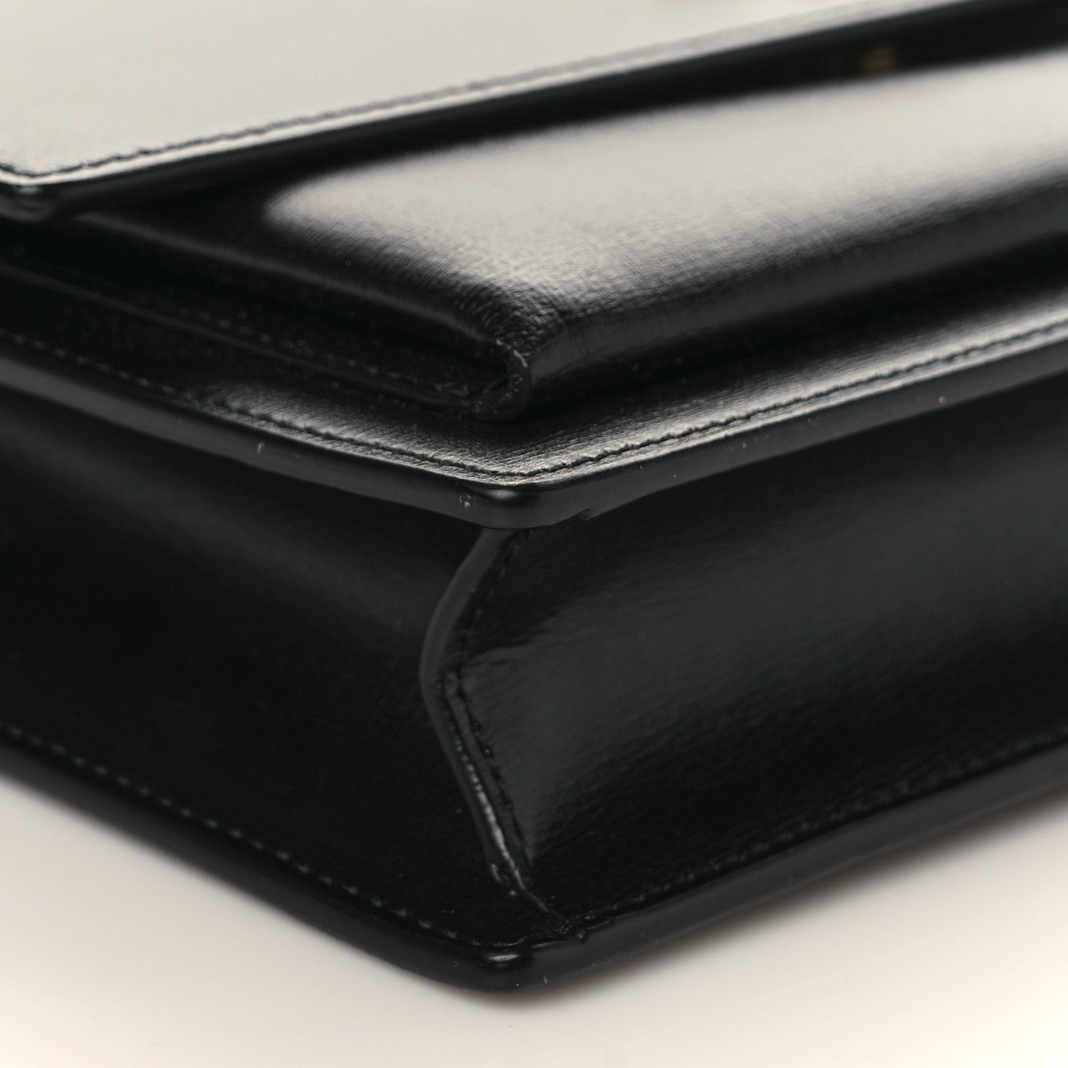 Saint Laurent Calfskin Medium Monogram Sunset Black 7 of 8