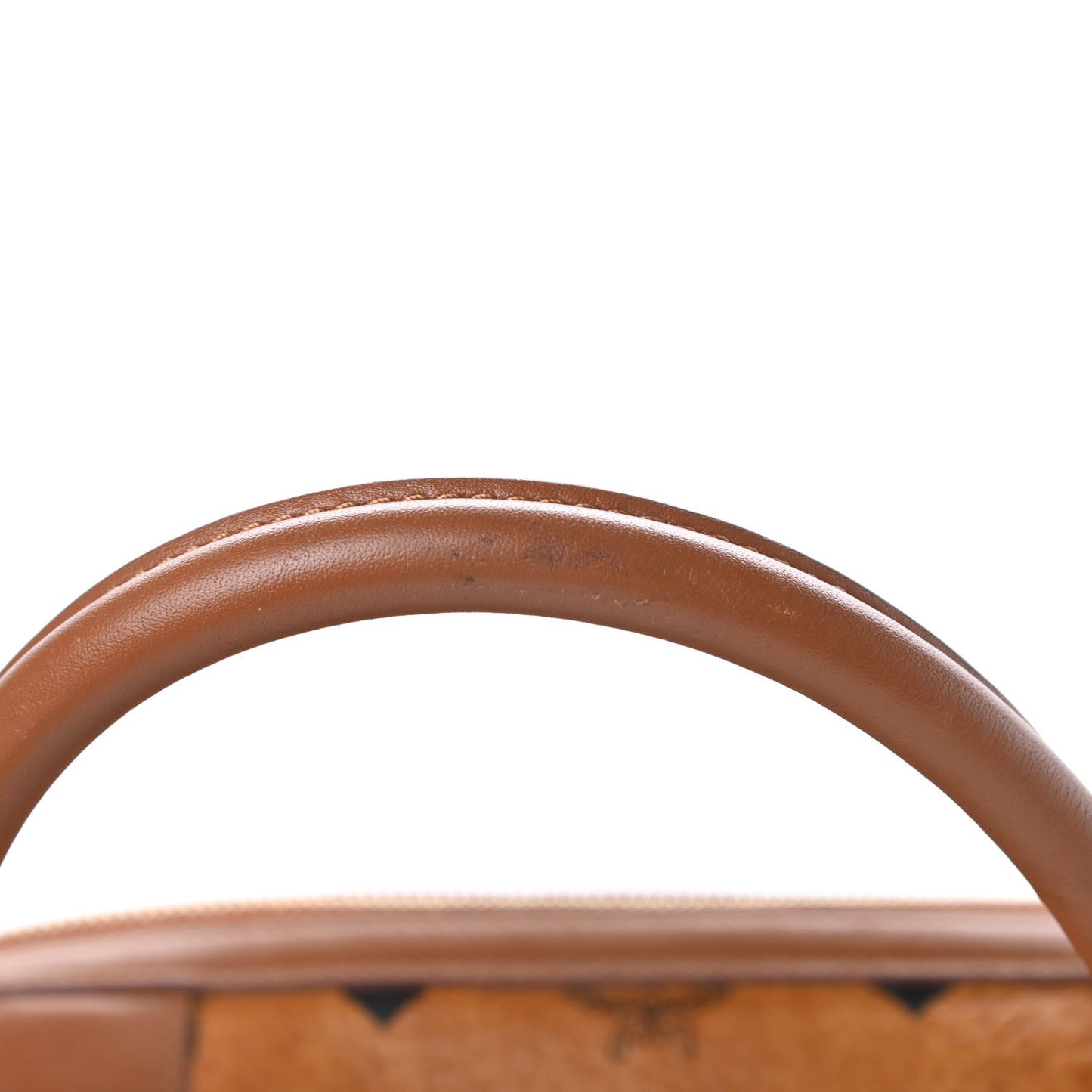 Visetos Small Boston Bag Cognac