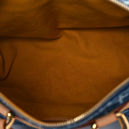 Louis Vuitton Monogram Denim Neo Speedy Blue 5 of 12