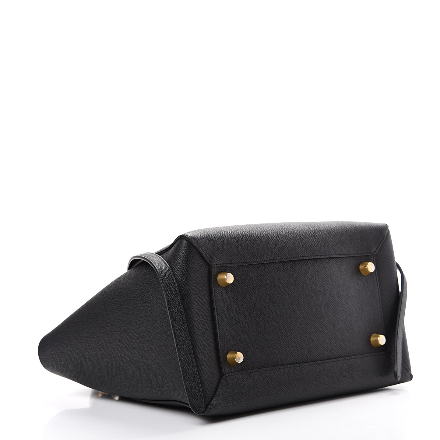Grained Calfskin Mini Belt Bag Black