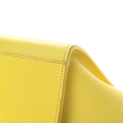 Celine Liege Calfskin Small Trapeze Fluo Yellow 10 of 16