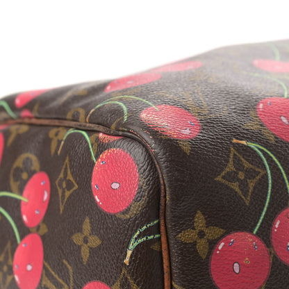 Louis Vuitton Monogram Cerises Keepall 45 9 of 34