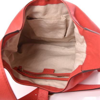 Gucci Calfskin Medium New Jackie Shoulder Bag Coral 5 of 9