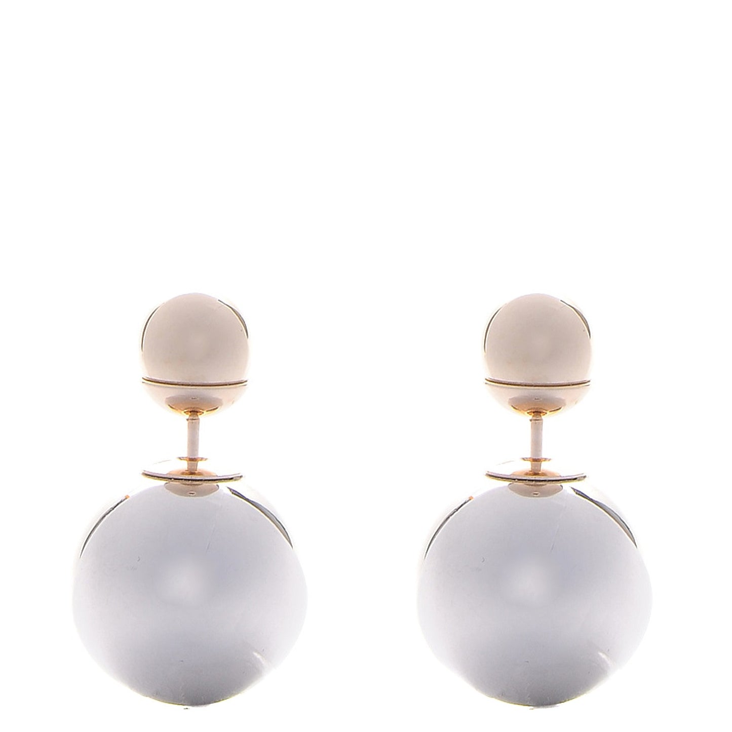 Mise En Dior Tribal Earrings Silver Gold