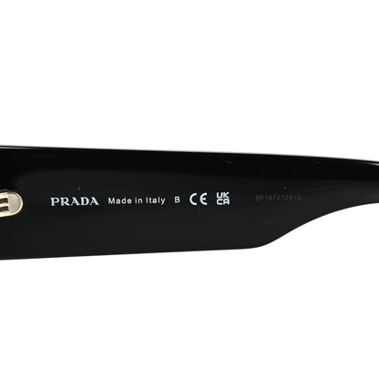 Prada Acetate Pillow Sunglasses SPR A01 Black 5 of 7