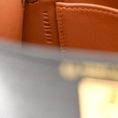Hermes Epsom Horseshoe Mini Kelly Sellier 20 Black Gold 7 of 12