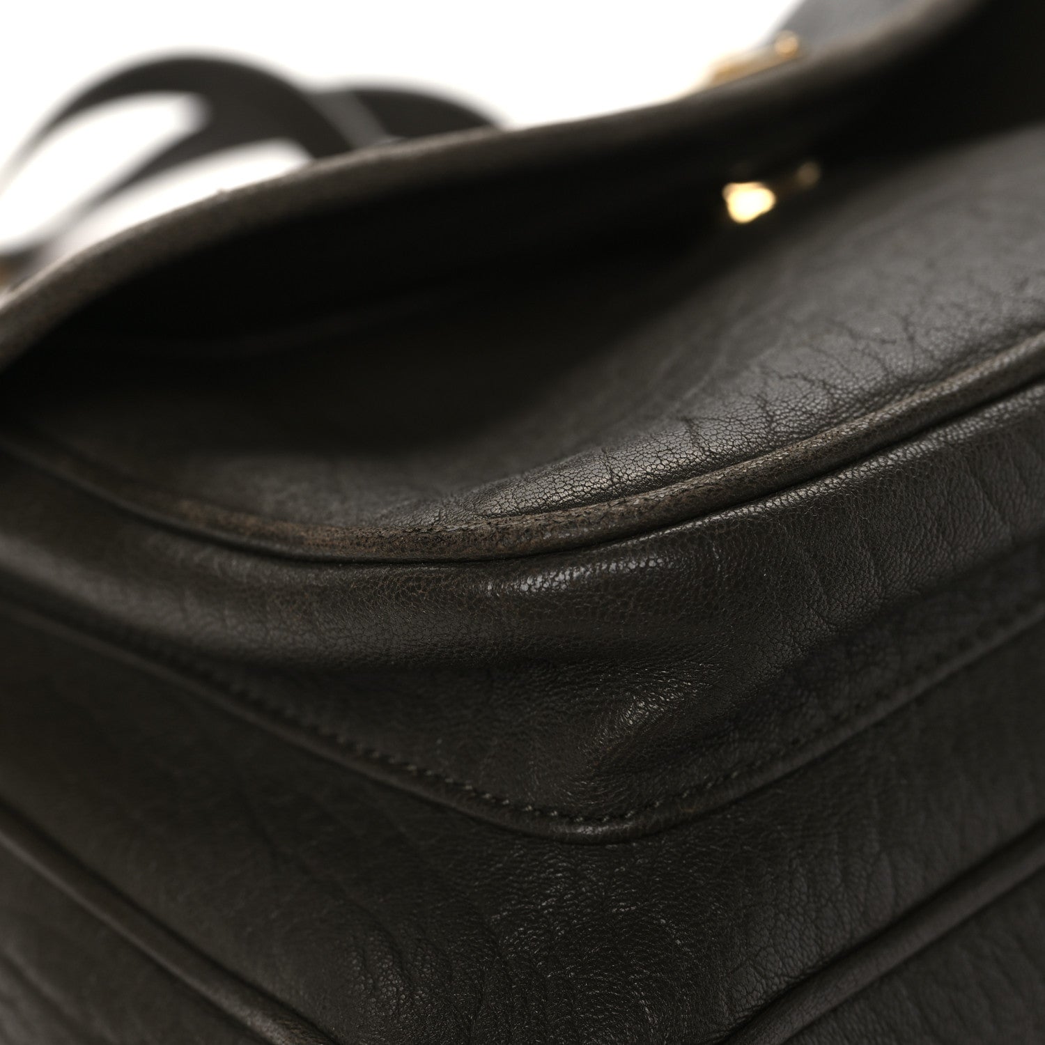 Saint Laurent Grained Lambskin Monogram Medium Niki Chain Satchel Light Musk 12 of 13