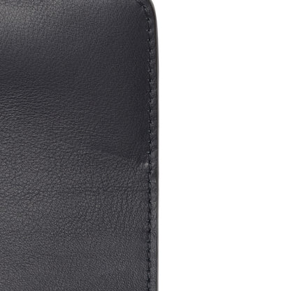 Chloe Calfskin Crocodile Embossed Small Tess Bag Full Blue 20 of 25
