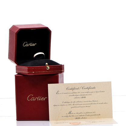 Cartier 18K Pink Gold 3.5mm LOVE Wedding Band Ring 63 10.25 5 of 5