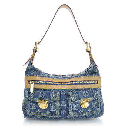 Louis Vuitton Monogram Denim Baggy PM Blue 1 of 9