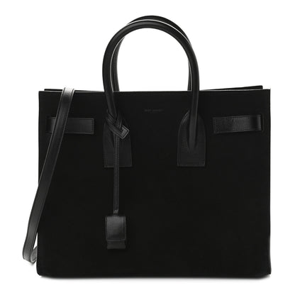Saint Laurent Suede Calfskin Small Sac De Jour Black 1 of 8