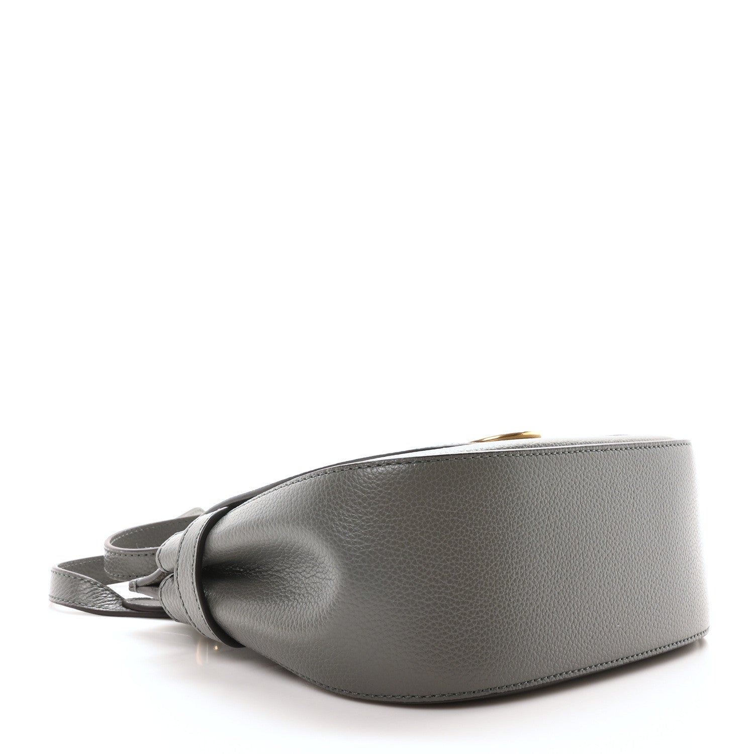 Mulberry Small Classic Grain Calfskin Small Amberley Satchel Charcoal 4 of 9