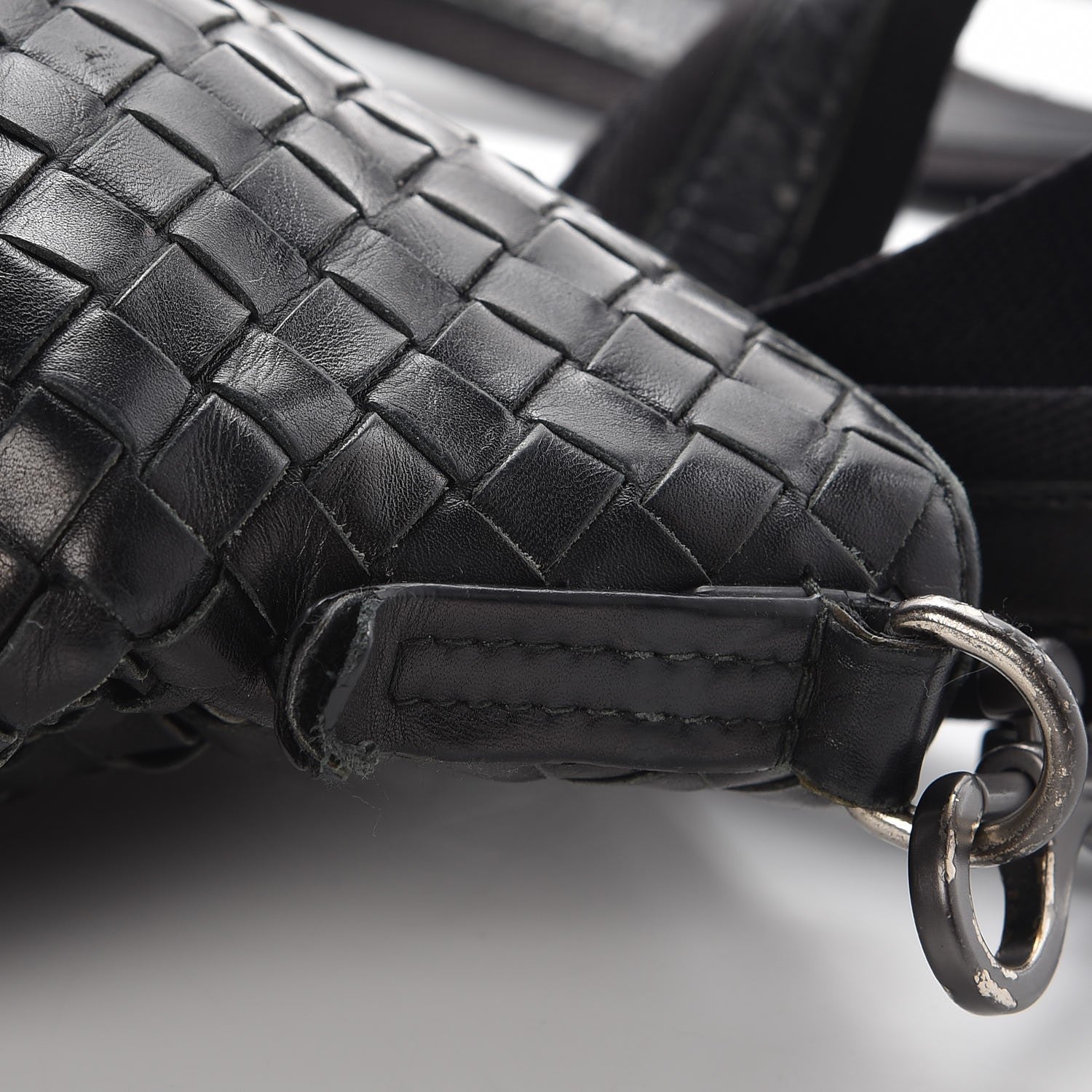 Bottega Veneta Nappa Intrecciato Crossbody Bag Nero Black 14 of 16