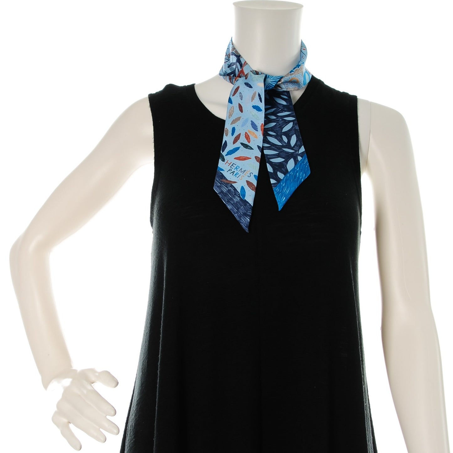 Silk Chacun Fait Son Nid Twilly Cobalt Marine Etoupe