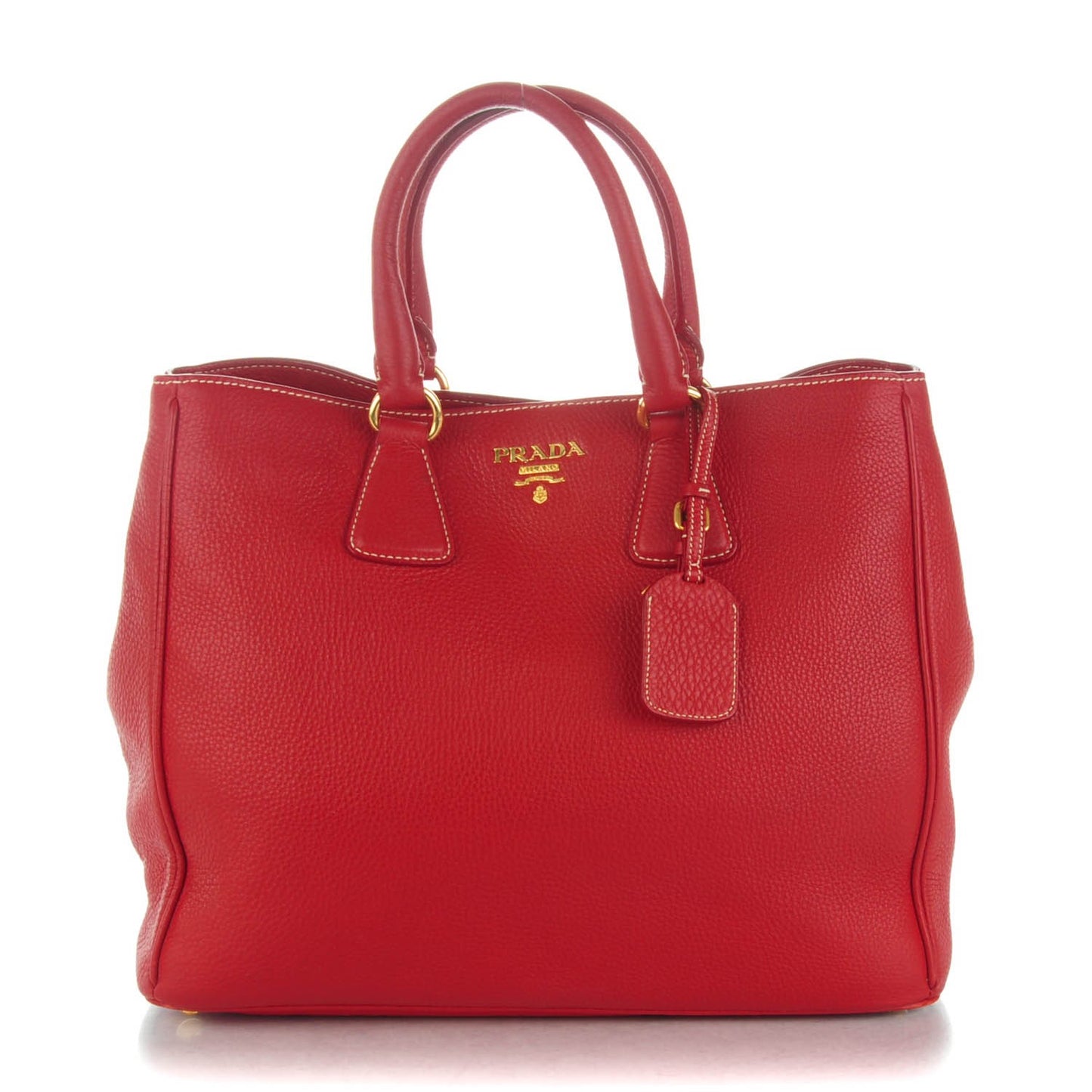 Vitello Daino Tote Rosso