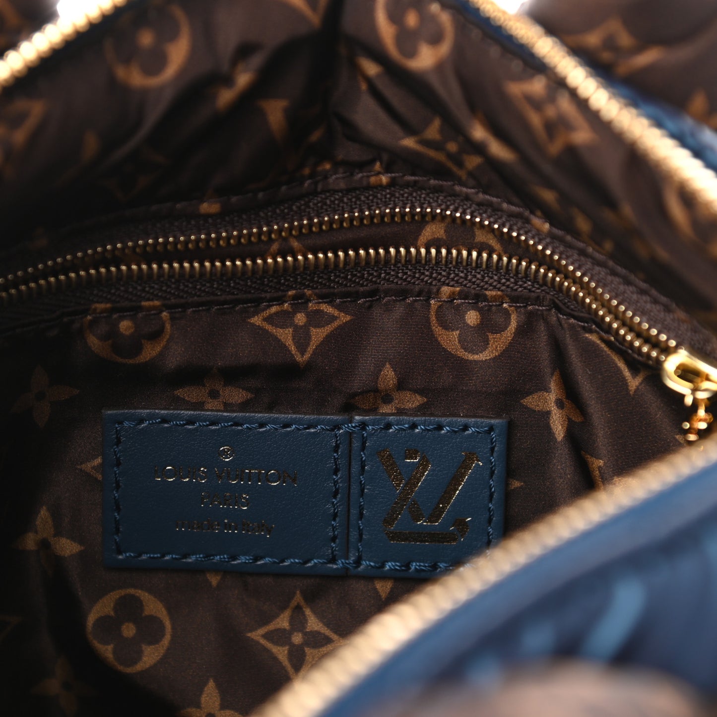 Econyl Mini Monogram Pillow Speedy Bandouliere 25 Navy