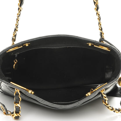 Chanel Lambskin Quilted Shoulder Bag Black 5 of 9