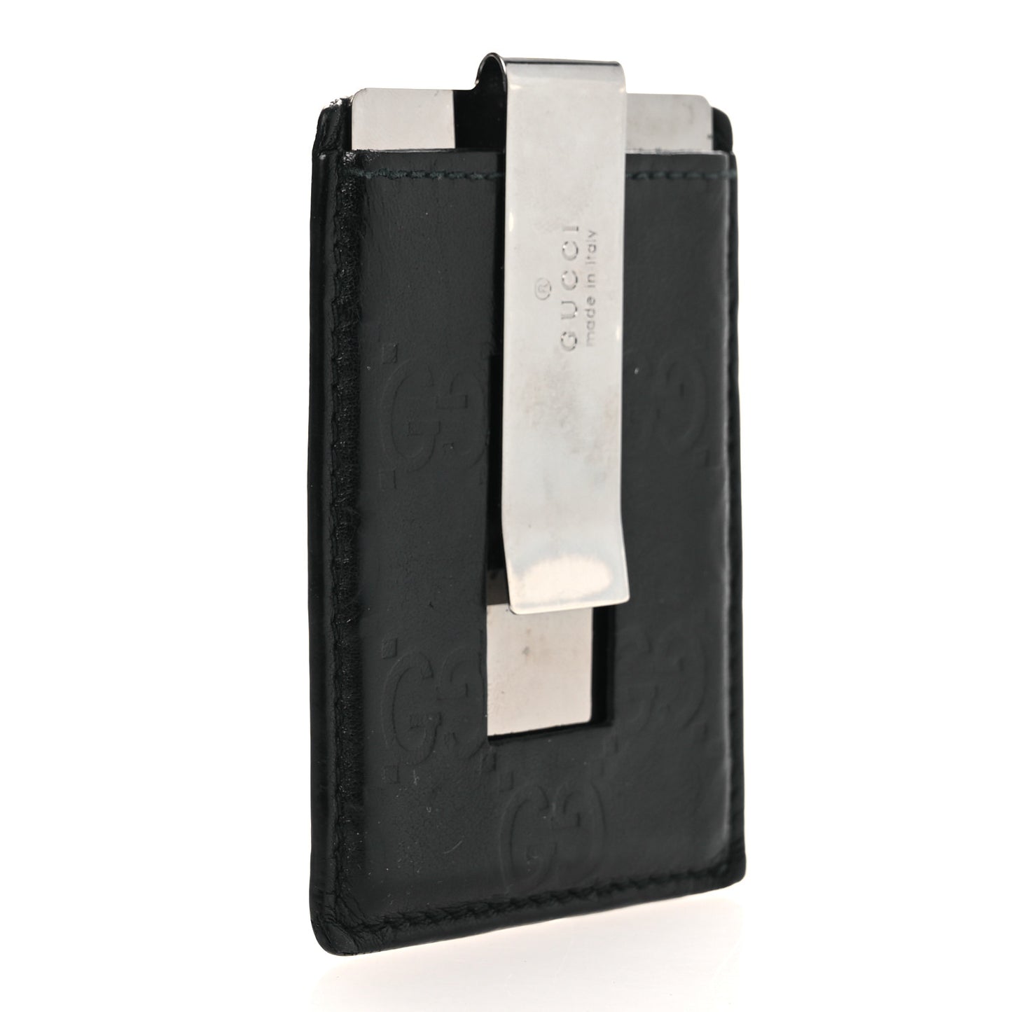 Guccissima Money Clip Black