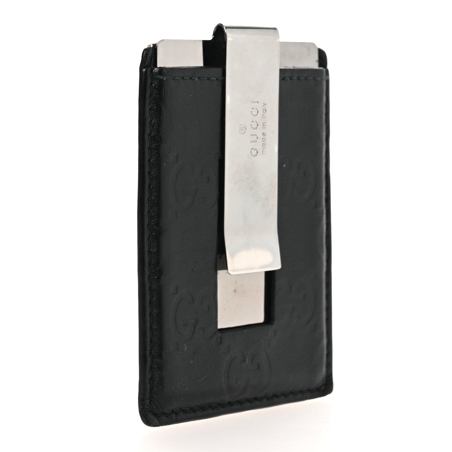 Gucci Guccissima Money Clip Black 4 of 10