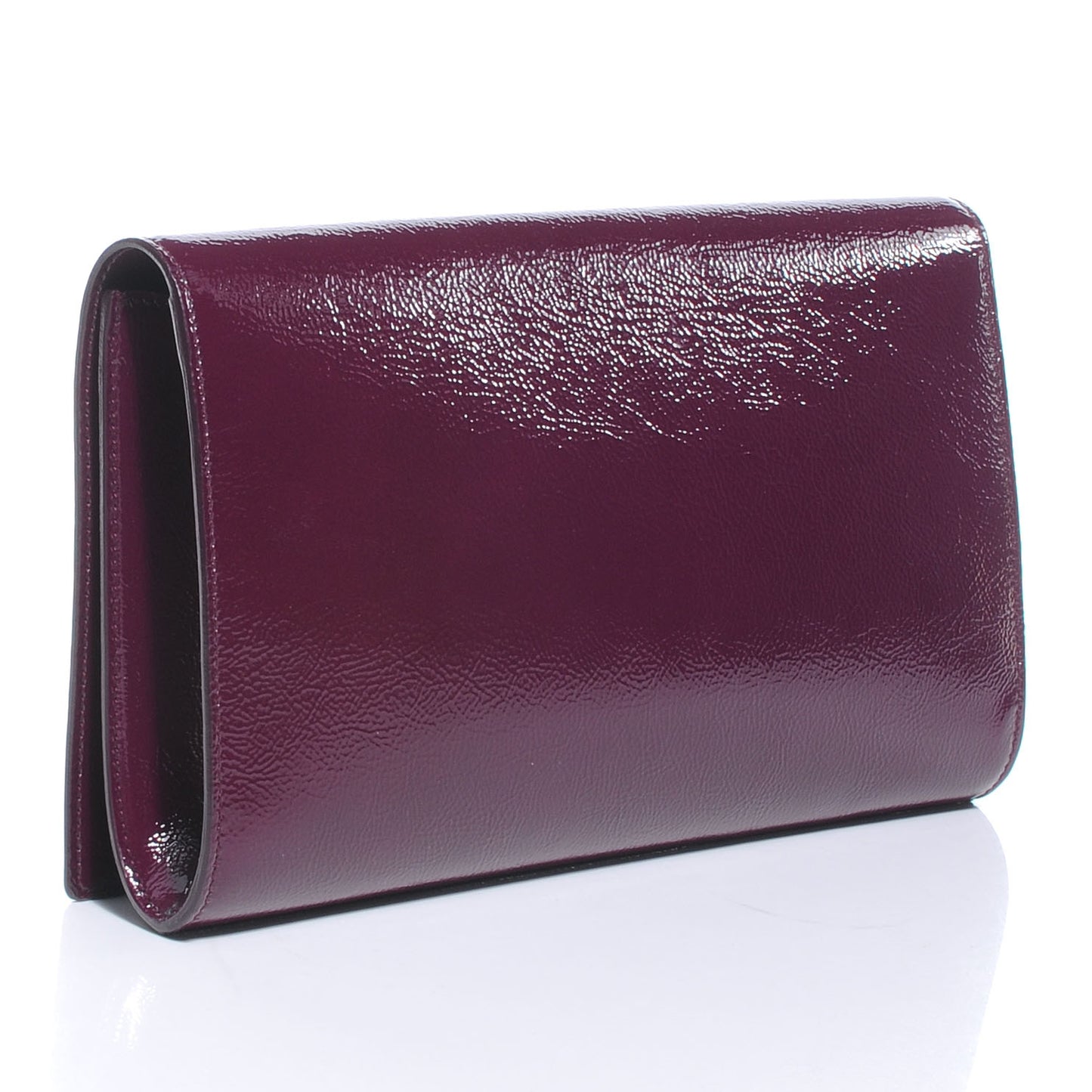 Patent Belle de Jour Clutch Bordeaux Purple