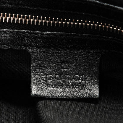 Gucci Monogram Medium Indy Top Handle Hobo Black 6 of 7