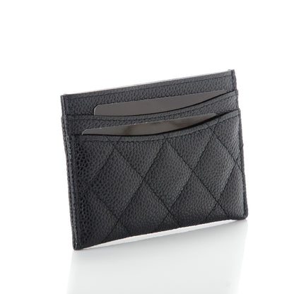 Chanel Caviar Quilted Card Holder Black 3 of 8